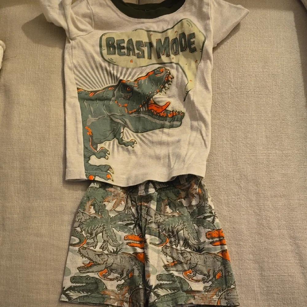 Place Dinosaur Print Kids Pajamas - 4T